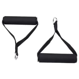 2Pcs of Professional Rope Grip Gym Exercise Resistance Bands with Anti Slip Handles Fitness Accessories