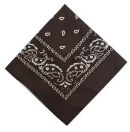 1/10pcs Fashion Hip Hop 100% Cotton Bandana Square Scarf 55cm*55cm Black Red Paisley Headband Printed For Women/Men/Boys/Girls