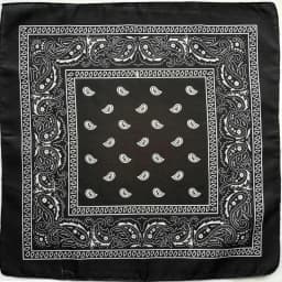 1/10pcs Fashion Hip Hop 100% Cotton Bandana Square Scarf 55cm*55cm Black Red Paisley Headband Printed For Women/Men/Boys/Girls