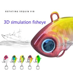 Testar Fishing Lures 5g 7g 10g 15g 20g Rotating Metal VIB Vibration Spinner Spoon Ice Fishing Jigs Trout Winter Fishing Baits
