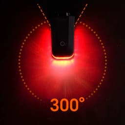 RAVEMEN CL01 Bike Light Bicycle LED Taillight Lamp USB Rechargeable Auto On-off Brake Sensor Streamlined Design Side Visibility