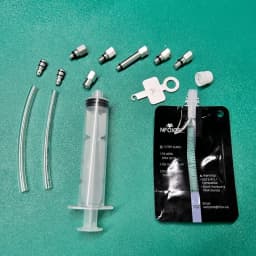 NFOX Aluminium Oil Change Tool 14-piece Set Is Suitable for Bicycle Electric Scooter Hydraulic Brake Oil Disc Oil Brake Exhaust