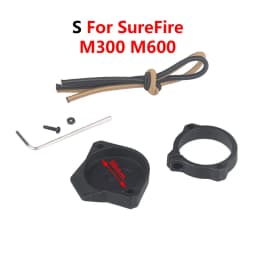 Flashlight Protective Cover Airsoft Tactical Light Front Lens Cap For SureFire M300 M600 M952V M951 Mod Scout Light Protector
