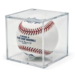 Acrylic Baseball Display Case Clear Memorabilia Storage Case Holds 1 Standard Size Baseball Suitable For Collector Organizer