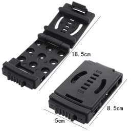 1-20Pcs K Sheath Kydex Waist Belt Clip Hunting Knife Scabbard Kit Tek Lok Belt Clamp Belt Mag Gun Holster Waist Back Clips
