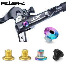 RISK Bicycle Titanium Alloy Screws Bike Cylinder Cap Screw Oil Disc Brake Lever Oil Injection Port XT XTR M615 M675 M785 M8000