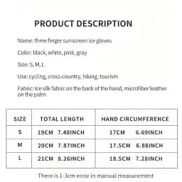 Ice Silk Gloves Breathable Lightweight Cycling Gloves Anti-Slip Sunscreen Full Finger Gloves Outdoor Fishing Driving Gloves