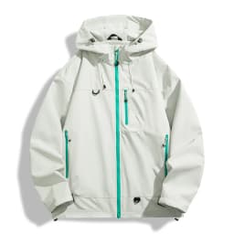 LNGXO Men Women Waterproof Hiking Jacket Trekking Camping Mountaineering Windbreaker Unisex Outdoor Sport Windproof Rain Coat