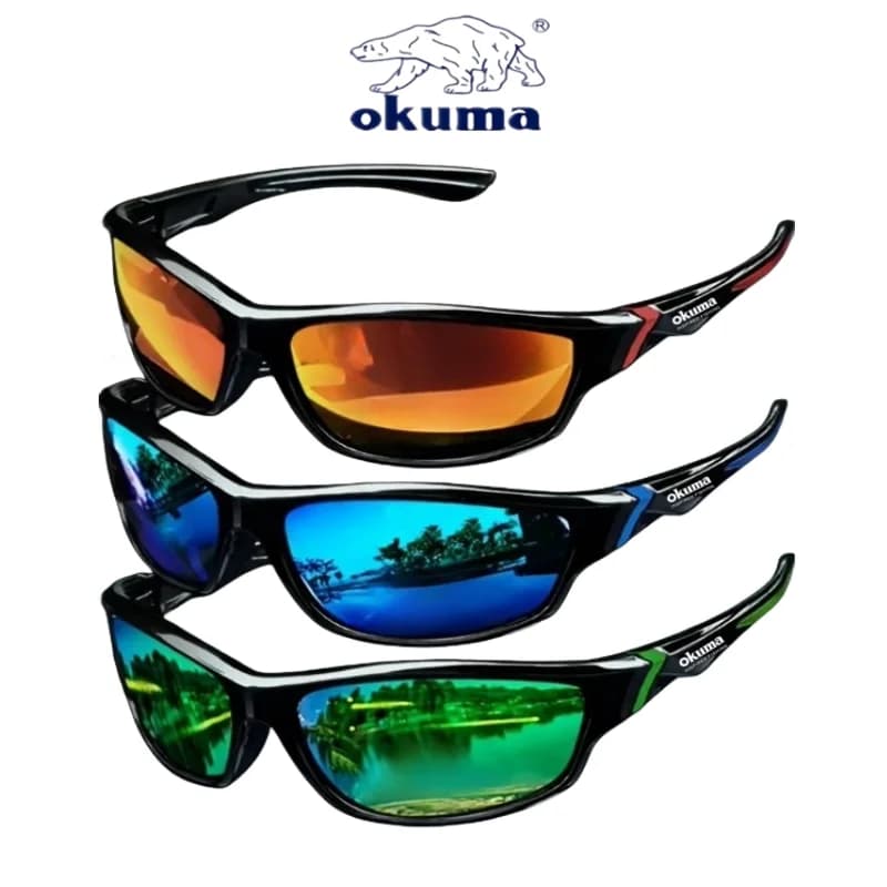 Okum Fashion Polarized Glasses UV400, Anti-UV, Anti-Glare, Strong Light, Suitable for Cycling, Driving, Fishing, Etc