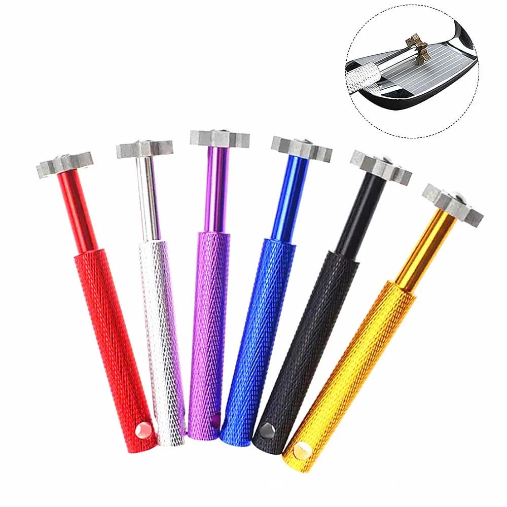Golf Sharpener Golf Club Grooving Sharpening Tool Golf Club Sharpener Head Strong Wedge Alloy Wedge Sharpening Cut