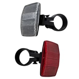 Bicycle Reflectors Front Rear Warning Light Safety Lens Fits 31.8mm Handlebar Seatpost For MTB Bike Bicycle Accessorie