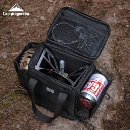 CAMPINGMOON BKXD-5F-B Small Card Stove Gas Tank Bag Camping Coffee Equipment Storage Bag Multi purpose Expansion Bag