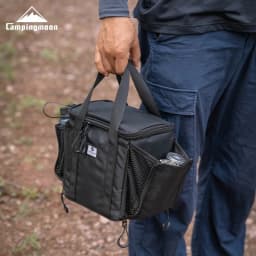 CAMPINGMOON BKXD-5F-B Small Card Stove Gas Tank Bag Camping Coffee Equipment Storage Bag Multi purpose Expansion Bag
