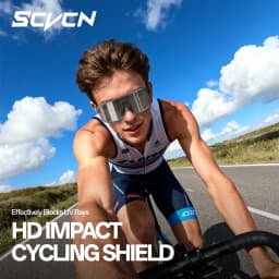 SCVCN Outdoor Cycling Glasses Men Bike UV400 Eyewear Sports MTB Road Goggles Bicycle Women Driving Hiking Climbing Sunglasses