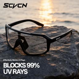 SCVCN Outdoor Cycling Glasses Men Bike UV400 Eyewear Sports MTB Road Goggles Bicycle Women Driving Hiking Climbing Sunglasses