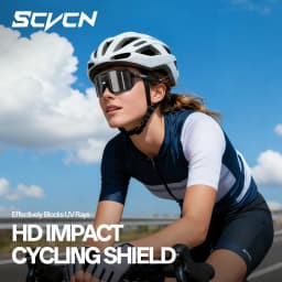 SCVCN Outdoor Cycling Glasses Men Bike UV400 Eyewear Sports MTB Road Goggles Bicycle Women Driving Hiking Climbing Sunglasses