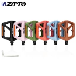 ZTTO Ultralight Pedal Mountain Road Bike Pedal Platform Nylon Pedals Sealed Bearings Footboard Cycling BMX Anti-slip Flat Pedals