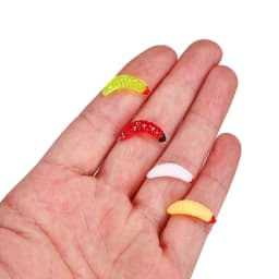 WEIHE 5Colors Artificial Soft Lure Combo Mini Mealworm Lure Kit Maggot Bait Freshwater Saltwater Wobbler Pesca Lures Box