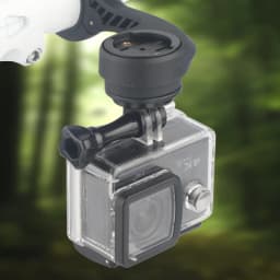 Deemount Bicycle Direction Switchable Computer Stand Adaptor with Garmin Concave Female Base Optional Quick Release Gopro Mount