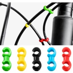 10PCS 360°Rotatable Bicycle Brake Cable Clips Rotatable Road Bicycle Cable Housing Fixing Holder Guide Buckle Clips