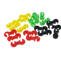 10PCS 360°Rotatable Bicycle Brake Cable Clips Rotatable Road Bicycle Cable Housing Fixing Holder Guide Buckle Clips