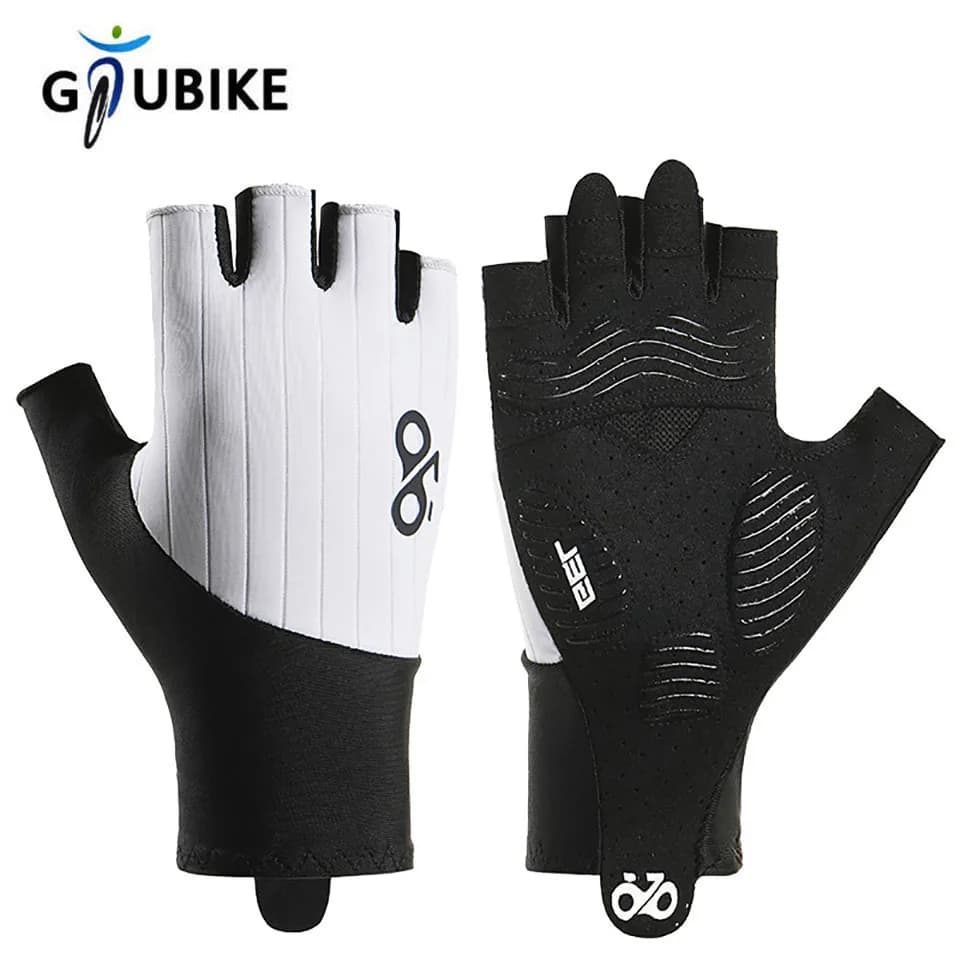 GTUBIKE Summer Bicycle Gloves Half Finger MTB Cycling Gloves for Men 3D Padded Anti-Slip Shock-Absorbing Biking Bike Accessories
