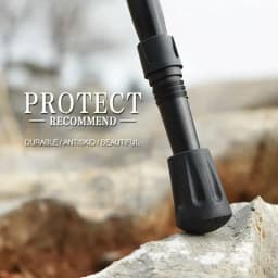1-10PC Walking Stick Tips Anti-Slip Rubber Tips for Trekking Poles Durable Hiking Stick Tip Protectors Walking Stick Accessories
