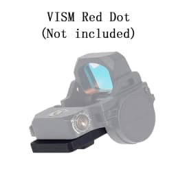 Universal G17 Mount Rear Sight Plate Mount Base Adapter For Glock 17 19 G17 G19 Fit RM VISM VISM-PRO M1 M2 Red Dot Sight