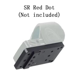 Universal G17 Mount Rear Sight Plate Mount Base Adapter For Glock 17 19 G17 G19 Fit RM VISM VISM-PRO M1 M2 Red Dot Sight