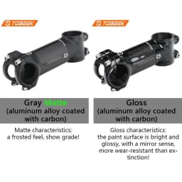 Toseek MTB Handlebar Stem 31.8mm 6/17 Degree Bike Power Aluminum Tundish Carbon Mountain Bike Stem Bicycle Table Cycling Parts
