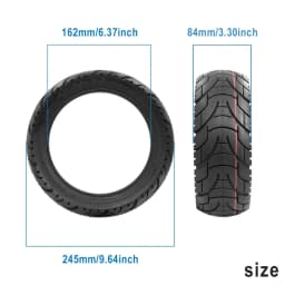 80/65-6.5 Off-road Tubeless Tire for Kugoo/Pro Balance Car 255x80 Tyre Replacement Electric Scooter 10 Inch Anti-Explosion Tire