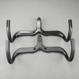 Ultralight Integrated Handlebar and Stem, Bicycle Handlebars, No Logo, Road, 3K