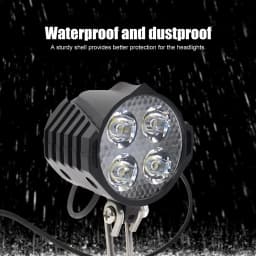 24-48V Ebike Front Brake Rear Light Set Horn Headlight Switch Energy Saving With Ebike Turn Functional Tail Light Bicycle Light