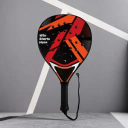 Budget-Friendly Padel Tennis Racket for Beginners Intermediates Durable Anti-Vibration Handle Plastic Grip