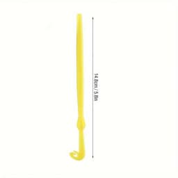 2PCS Loop Tyer and Hook Disgorger Tool, Fast Knot Tying Kit for Fishing Line, Durable Plastic Tool for Hook Removal and Loop