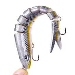 Multi Jointed Fishing Lure Slow Sinking Bionic Segmented Bait 13.4cm/18.6g Wobble Tackle for Freshwater Saltwater Pesca