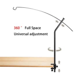 TARKA Camping Lantern Stand Light Holder Ultralight 360° Adjustment Tabletop Light Stand Universal Desktop Lighting Hanging Rack