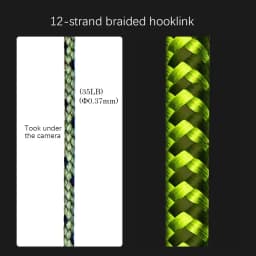 6pcs Carp Fishing Ready Tied Hair Rigs Alloy Steel Carp Fishing Hook Braided Line For Method Feeder Fishing Accessories Tackle