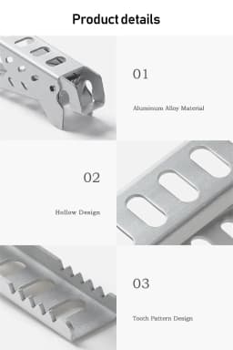 Aluminium Anti-hot Alloy Clip Bowl Gripper Holder Camping Pot Pan Handle Anti-Scald Clamp Kitchen Accessories Hiking Cooking