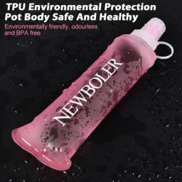 NEWBOLER 150/250/500ml Water Bottle TPU Collapsible Soft Flask Outdoor Sport Hiking Camping Running Portable Soft Water Bottle