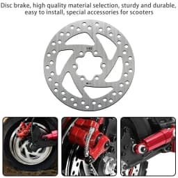 1/2/3PCS 140mm 6 Holes Brake Disc Rotor For INOKIM OX OXO Brake Disc Wear-resistant Electric Scooter Accessories