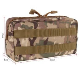 Tactical Molle EDC Tool Pouch Hunting Vest Dump Drop Pouches Outdoor Sports Fishing Camping Accessories Organizer EMT Waist Bag