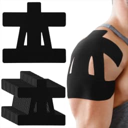 10 PCS Kinesiology Tape for Shoulder Precut,Shoulder Tape -Waterproof & Breathable, Enhance Elastic Sports Tape for Pain Support