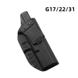 Ultimate Concealment Kydex IWB Holster for Glock 17/22/31 - Custom Molded, Adjustable Retention, Quick Draw
