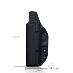 Ultimate Concealment Kydex IWB Holster for Glock 17/22/31 - Custom Molded, Adjustable Retention, Quick Draw