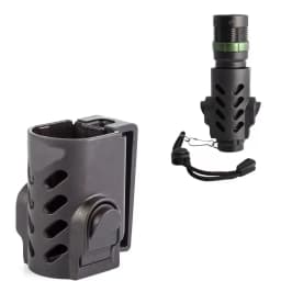 Tactical Flashlight Holster Duty Belt Universal Torch Carry Case Outdoor Flash Light Adjustable Flashlight Holder