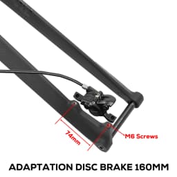 MTB Full Carbon Fiber Rigid Fork,Straight/Tapared Tube Bicycle Fork,9*100mm Quick Release,Thru Axle 15*100mm,26/27.5/29 Inch