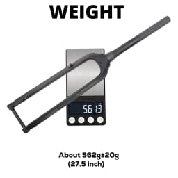 MTB Full Carbon Fiber Rigid Fork,Straight/Tapared Tube Bicycle Fork,9*100mm Quick Release,Thru Axle 15*100mm,26/27.5/29 Inch