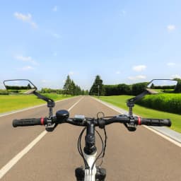 DOMEN Bicycle Rearview Wide Angle Mirror Cycling 360° Adjustable Rotate Road Bike Handlebar Rear View Mirrors Bike Accessories