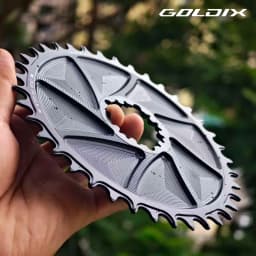 GOLDIX 3-Bolt MTB/Road Bike Chainring Wide and Narrow Teeth AERO Chainring CNC Hollow Cutting Machining for SRAM 3 Bolt Crankset